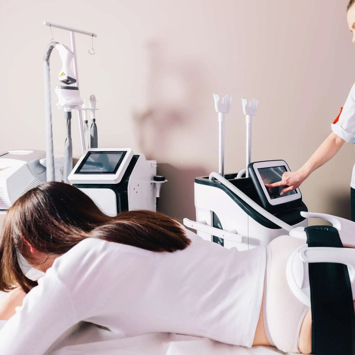 EMS muscle toning treatment